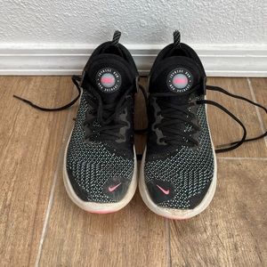 Nike Joyride Run Flyknit Black Pink Blast Running Shoes CT1575-001 Size 7.5